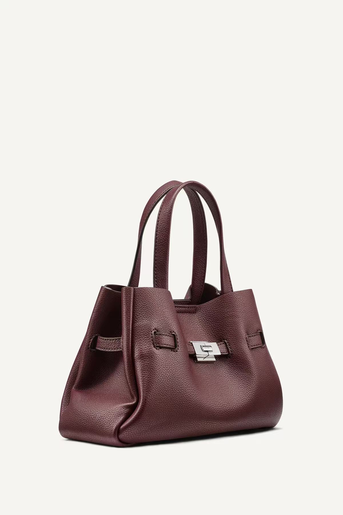 【預購】DKNY N100924 BRYAR 小號手提包 (酒紅色)