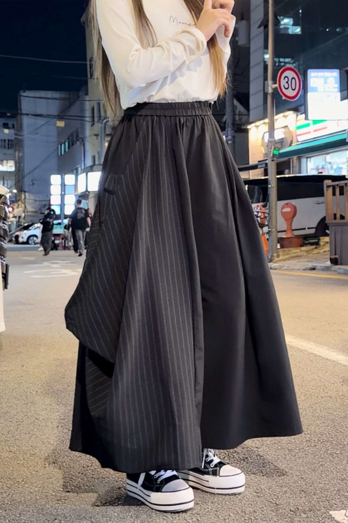 PANTS#9147 🇰🇷 高智能藏肉裙褲