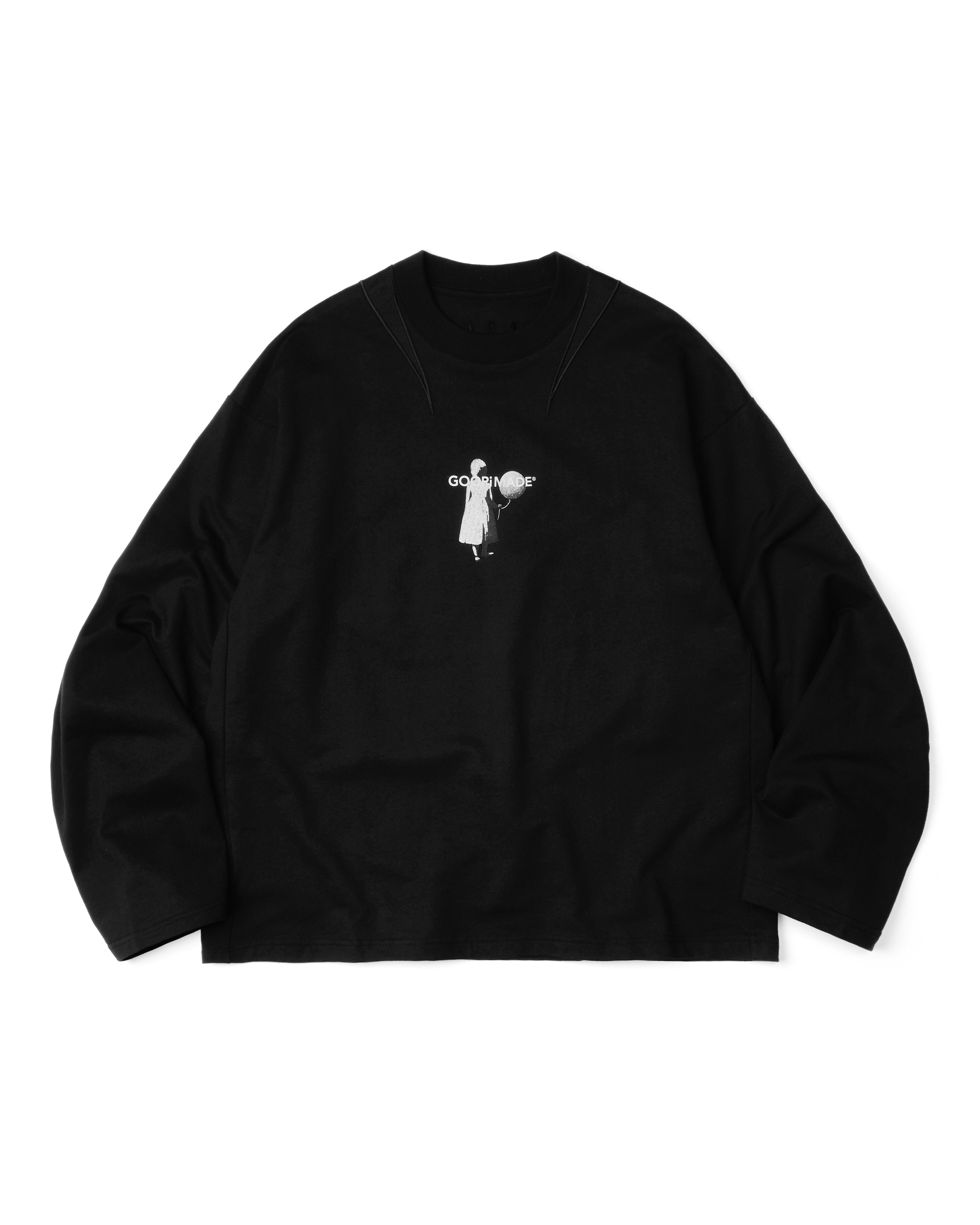 GOOPiMADE GX1 橘色聖光圖像長袖 - Black