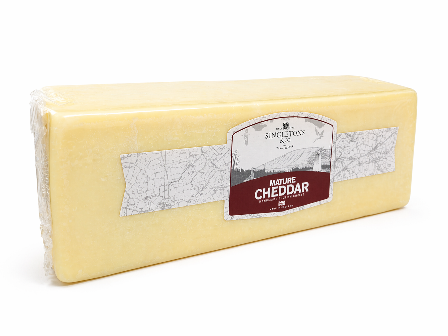 UK Singletons  Mature  White Cheddar 2.3-2.7kg /pack +/-5% (Chill 0-4℃)
