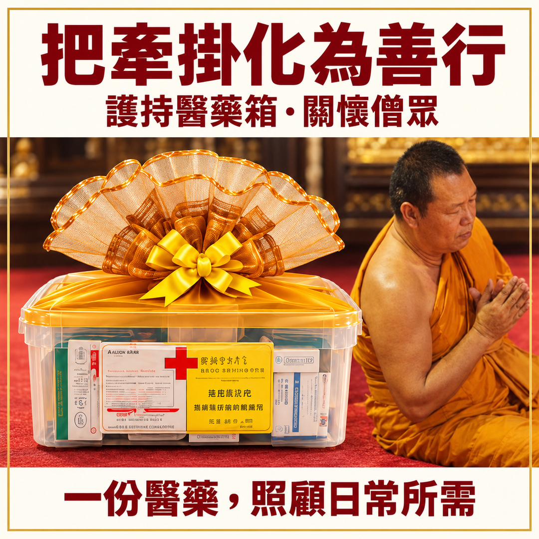 護持醫藥箱|心中有祝福,手中有願意付出的善意。