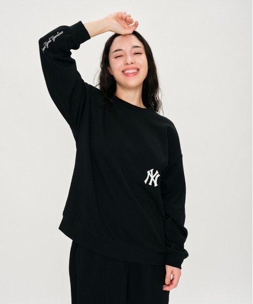 【預購】J101004 MLB 刺繡Logo衛衣
