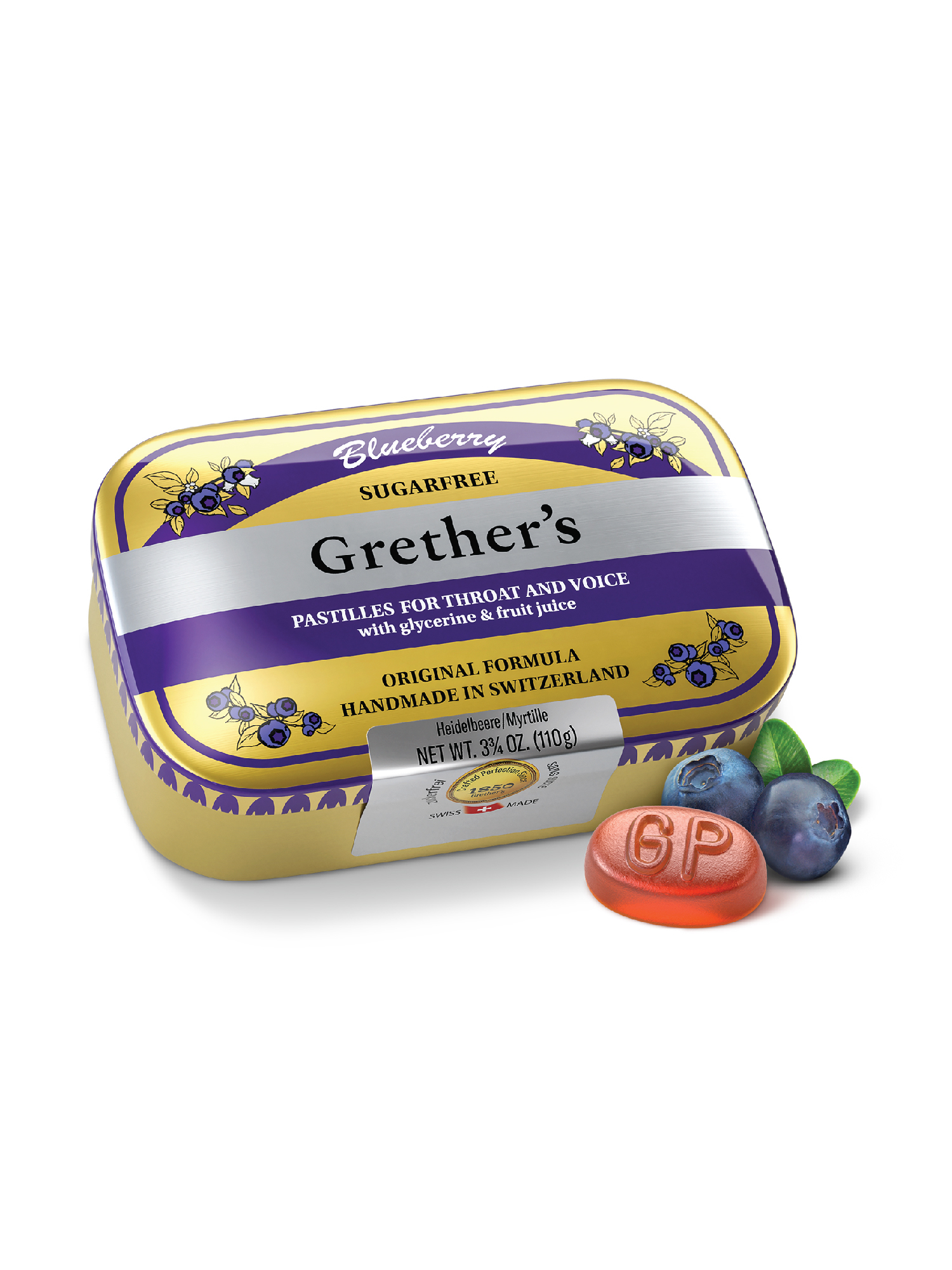 Grether's Blueberry Sugarfree 110g