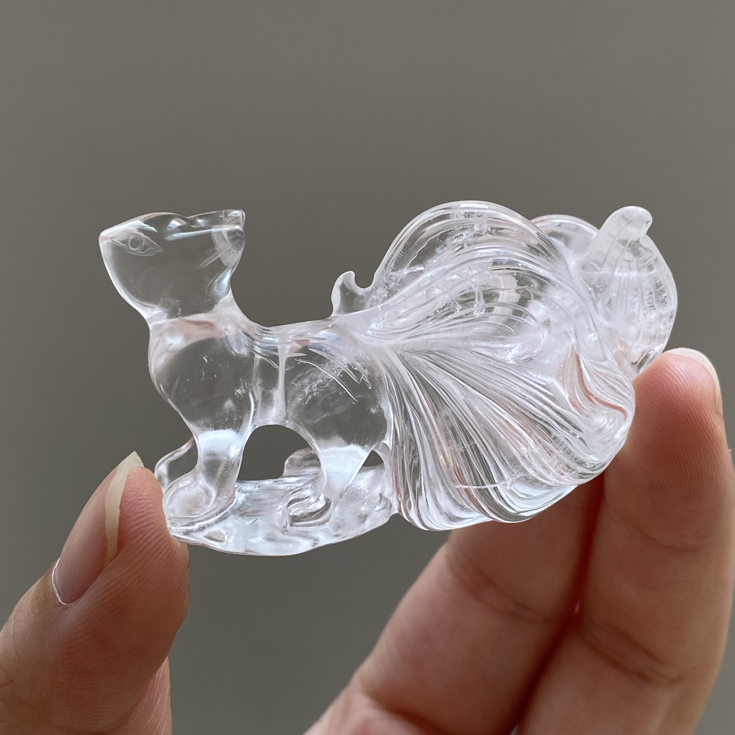 白水晶九尾狐