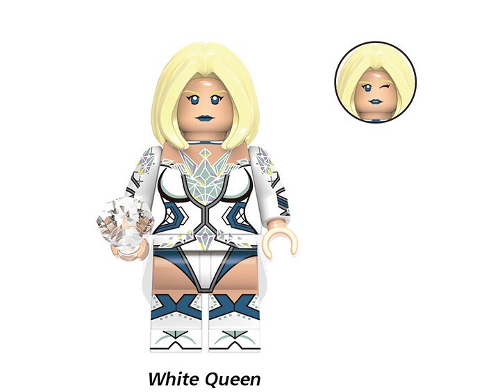 X-Men White Queen Custom Minifigures Fit Lego G0224 GH0964
