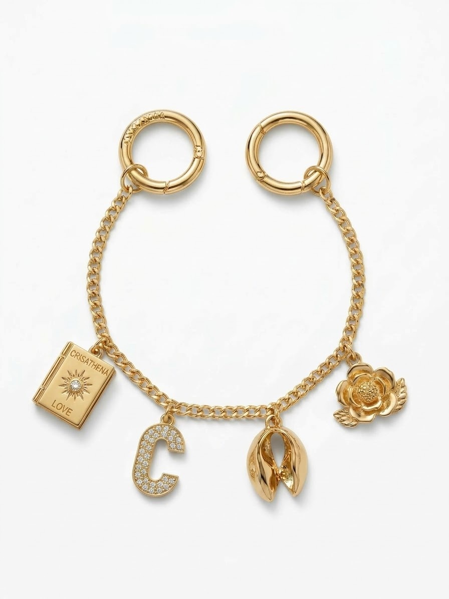 1009CT151-CRISATHENA-FH- *CRISATHENA LOVE* Big Charm (A151 金色 / B151 銀色)