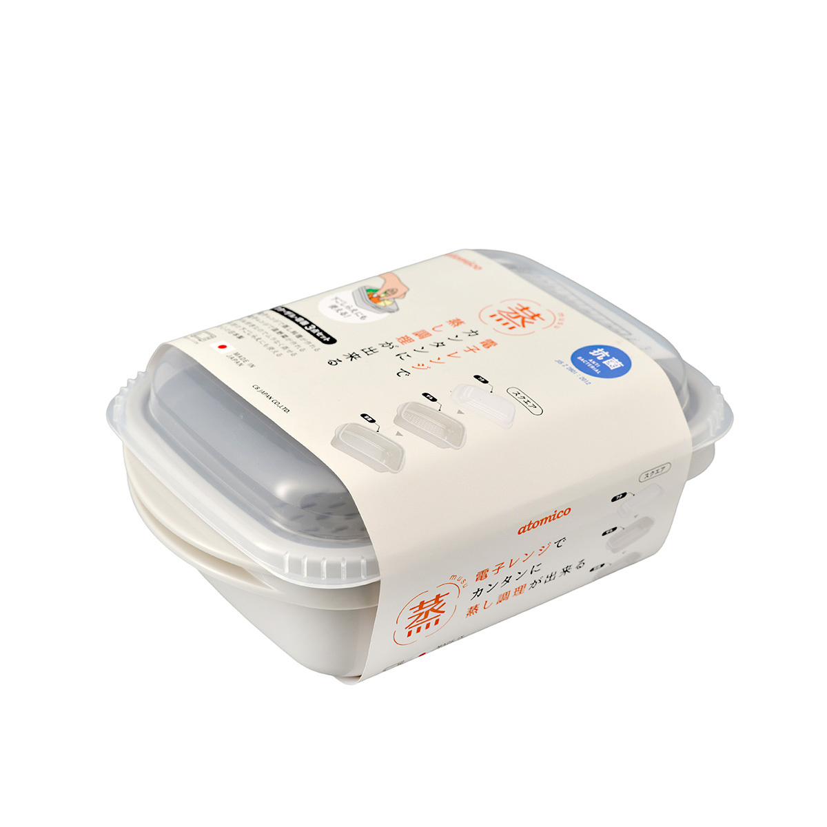 CB JAPAN atomico 抗菌微波爐蒸煮器