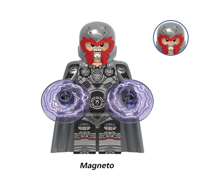 X-Men Magneto Custom Minifigures Fit Lego G0224 GH0965