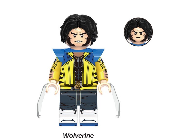 X-Men Wolverine Custom Minifigures Fit Lego G0224 GH0966