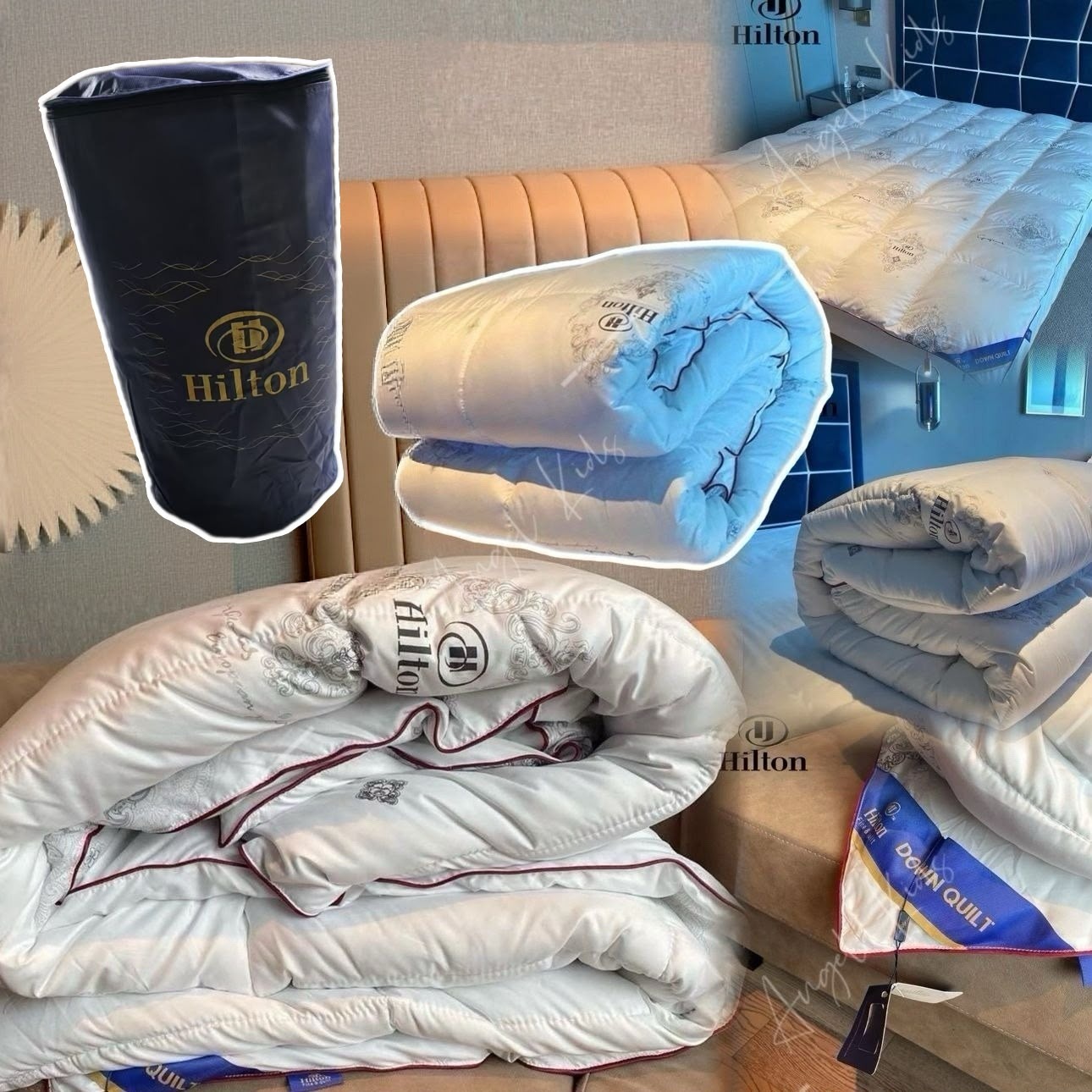 Hilton 薄款冷氣被 十月團