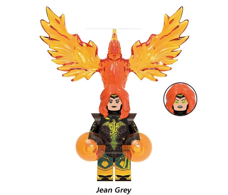 X-Men Jean Grey Custom Minifigures Fit Lego G0224 GH0967