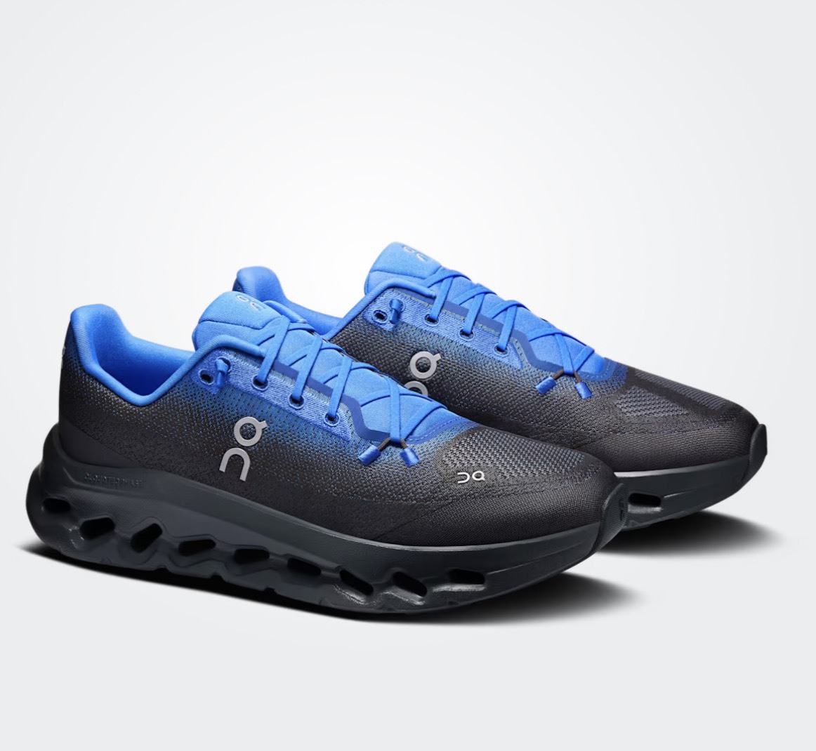 【Luxury】On Cloudtilt 男鞋 休閒運動鞋 Platinum Midnight 亮眼寶藍鑽漸層黑 CloudTec Phase™ 氣墊中底 輕量舒適慢跑鞋 男女可穿 多色可選 鉑金黑 草莓熊粉
