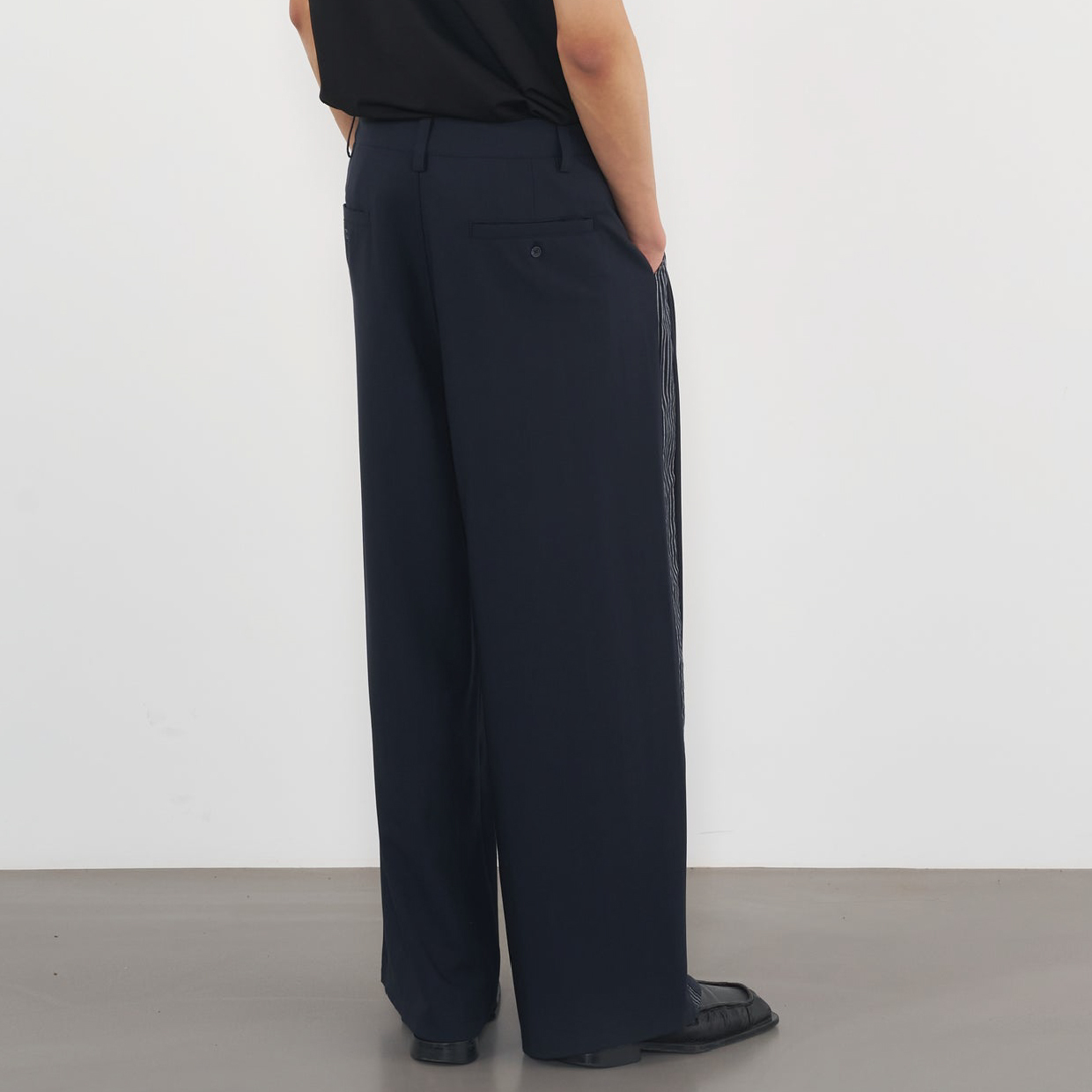 CHOIR Pleated Panel Trousers 拼接打褶西裝褲 [MPPT01]