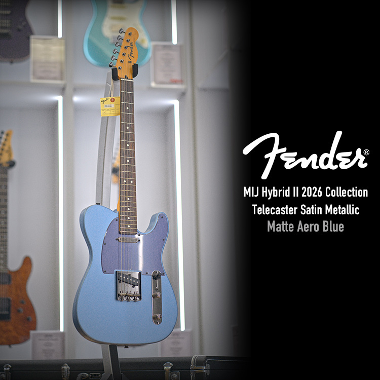 Fender MIJ Hybrid II 2026 Tele Satin Metallic MAB 電吉他