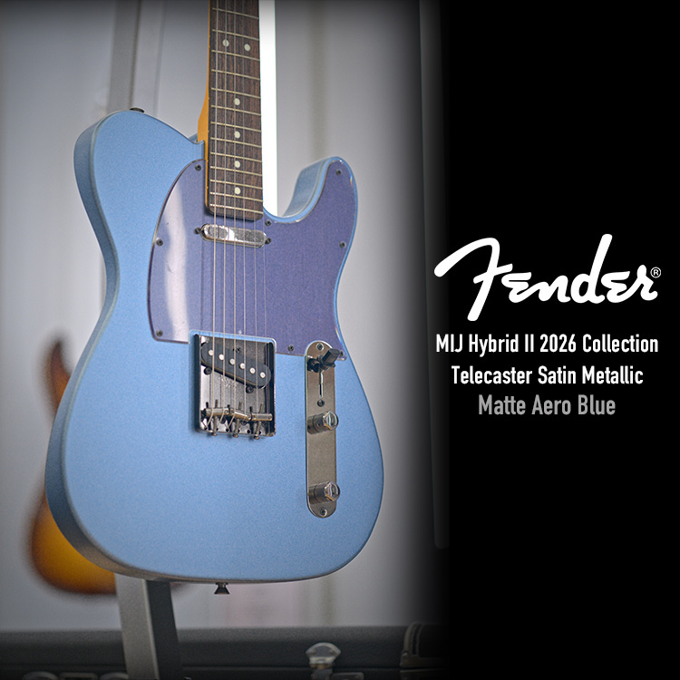 Fender MIJ Hybrid II 2026 Tele Satin Metallic MAB 電吉他