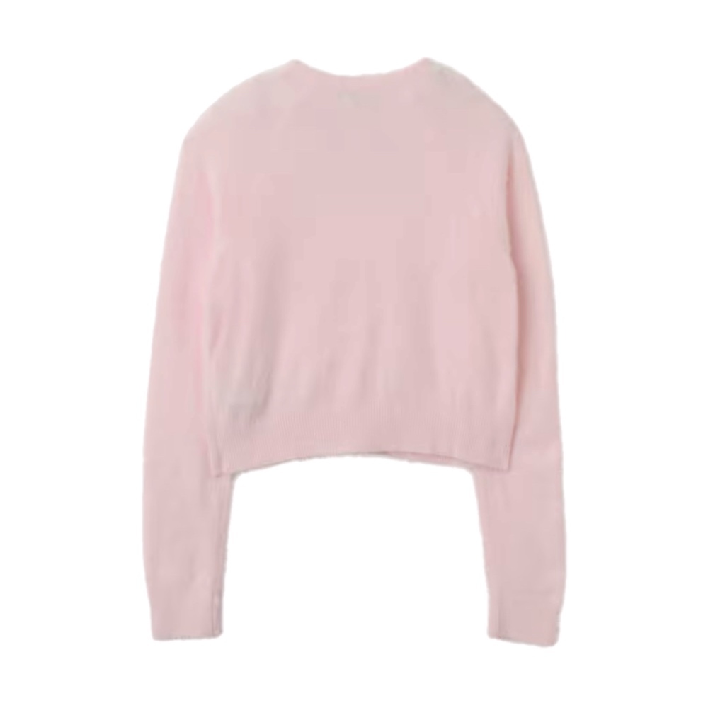 ADIDAS ORIGINALS FLUFFY CARDIGAN 淡粉 蓬鬆 短版 開襟衫 LC8163
