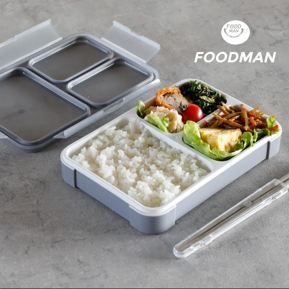 CB JAPAN Foodman 600ml 抗菌薄型分格飯盒