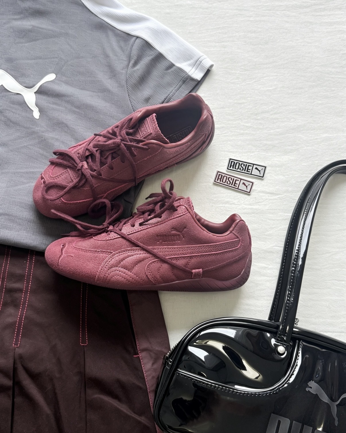 ROSÉ X PUMA SPEEDCAT VTG "BURGUNDY" 勃根地紅 酒紅 復古 刷舊 仿舊 聯名款 朴彩英 女鞋 410911-01 / 調貨