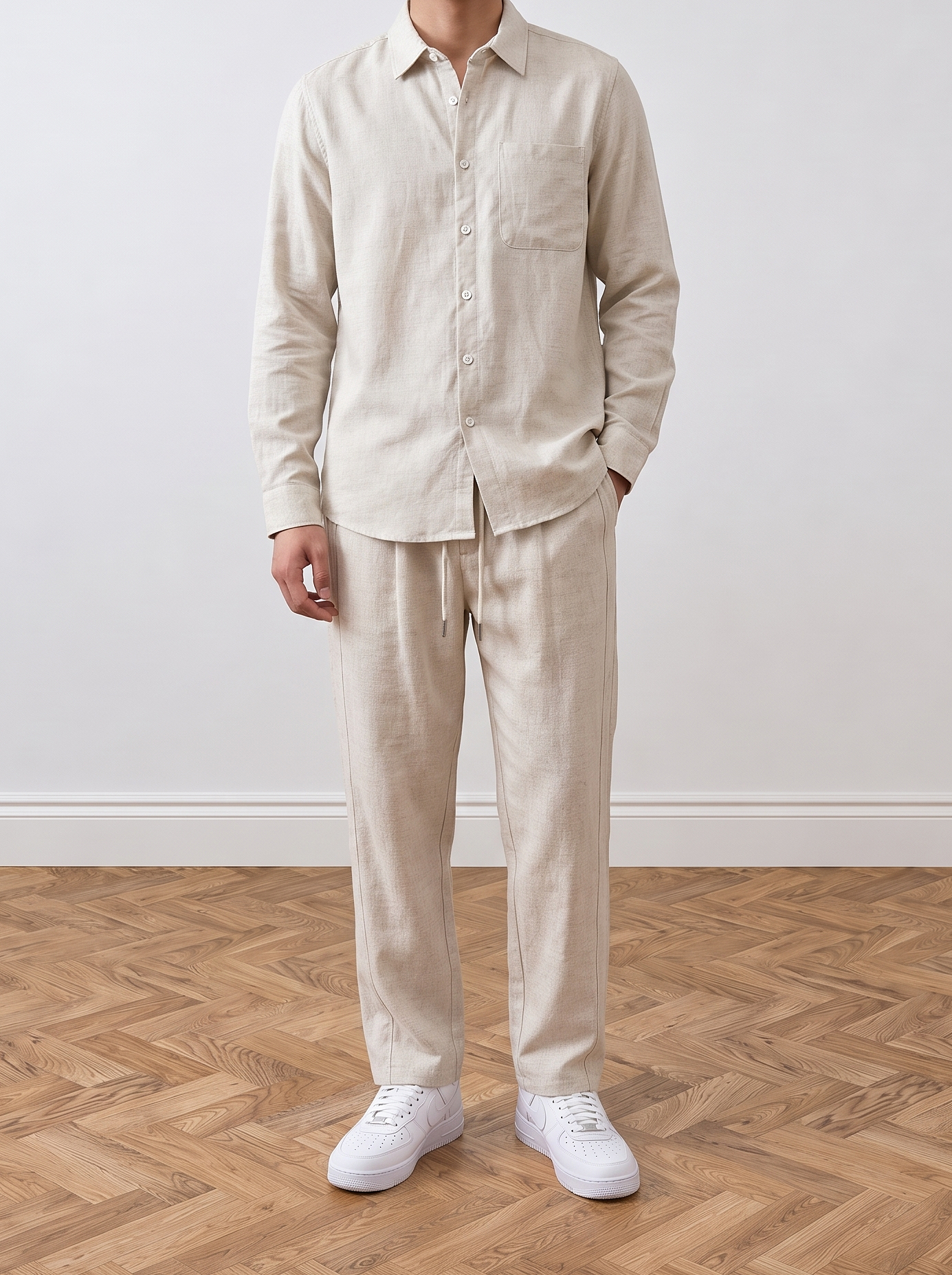 [1atm]  LUXE Linen Shirt project-073 design™ by 1atm