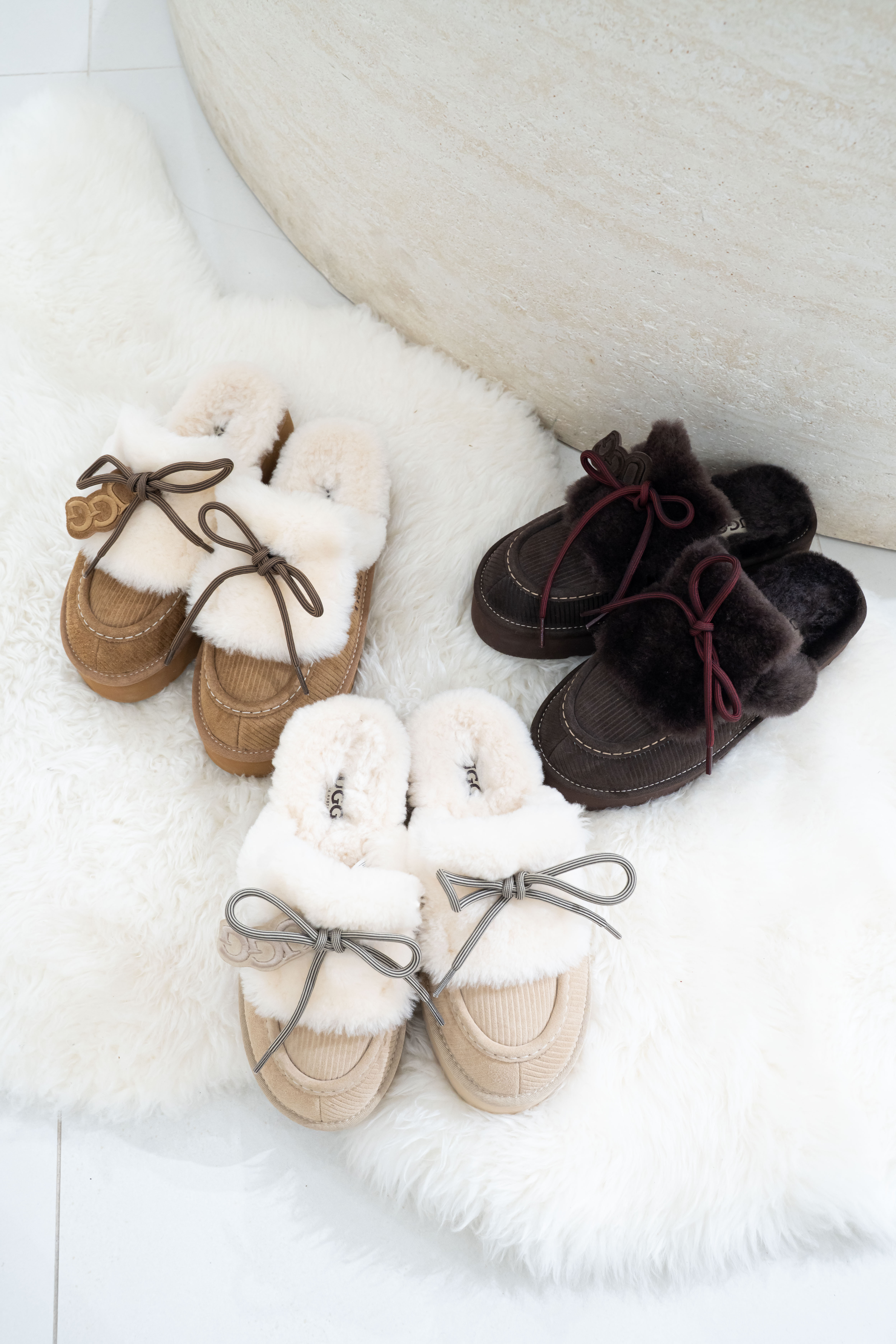 【3色入】UGG Ozlana 26AW Cookie Collection Cookie Mule Platform