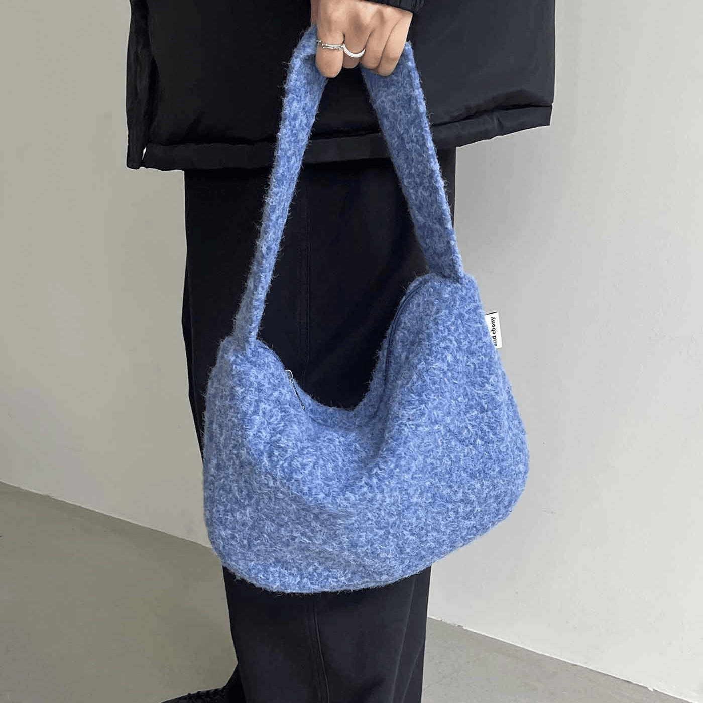 3日限定合作價 ✨1個入code再-$20✨3個再-$100✨ mucu and ebony (m.a.e)｜Boucle Tote Bag [2 colors] MU159