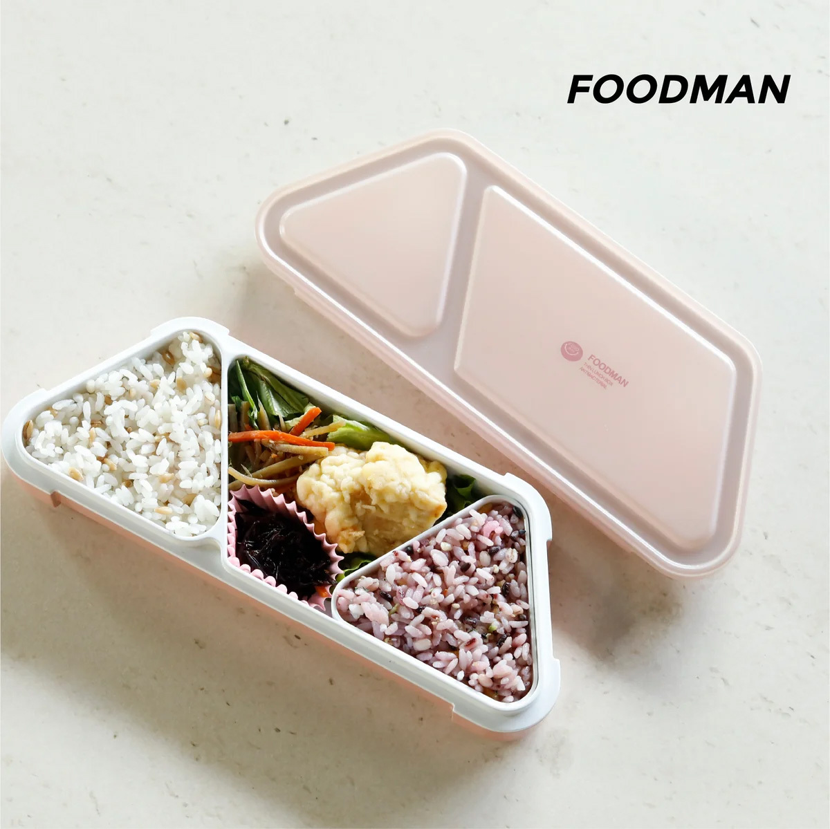 CB JAPAN Foodman 400ml 抗菌薄型飯盒 (飯糰專用款)
