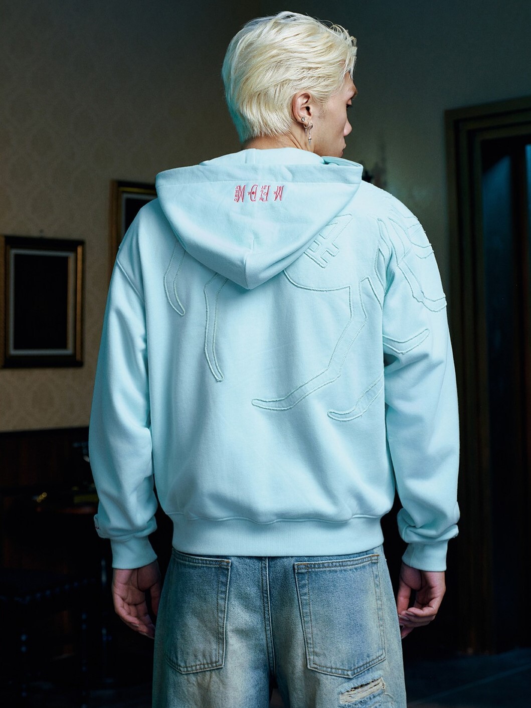 MEDM X Hunter × Hunter Collaboration Series: Phantom Troupe - Spider-Man Applique on Back - Hooded Jacket