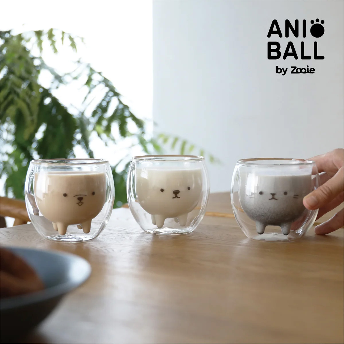 CB JAPAN Aniball 250ml 耐熱雙層玻璃杯
