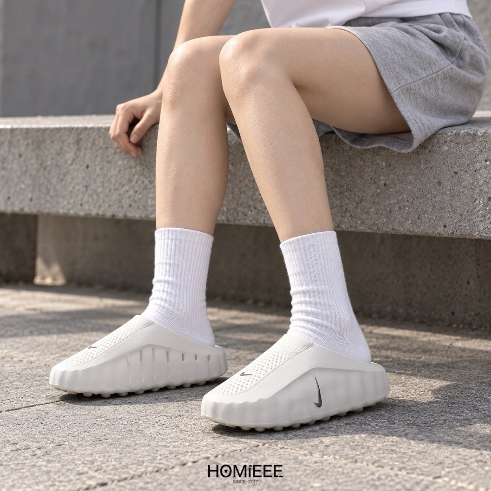 Nike Mind 001 White Silver 拖鞋 穆勒鞋 白銀 女鞋 [HQ4309-101]