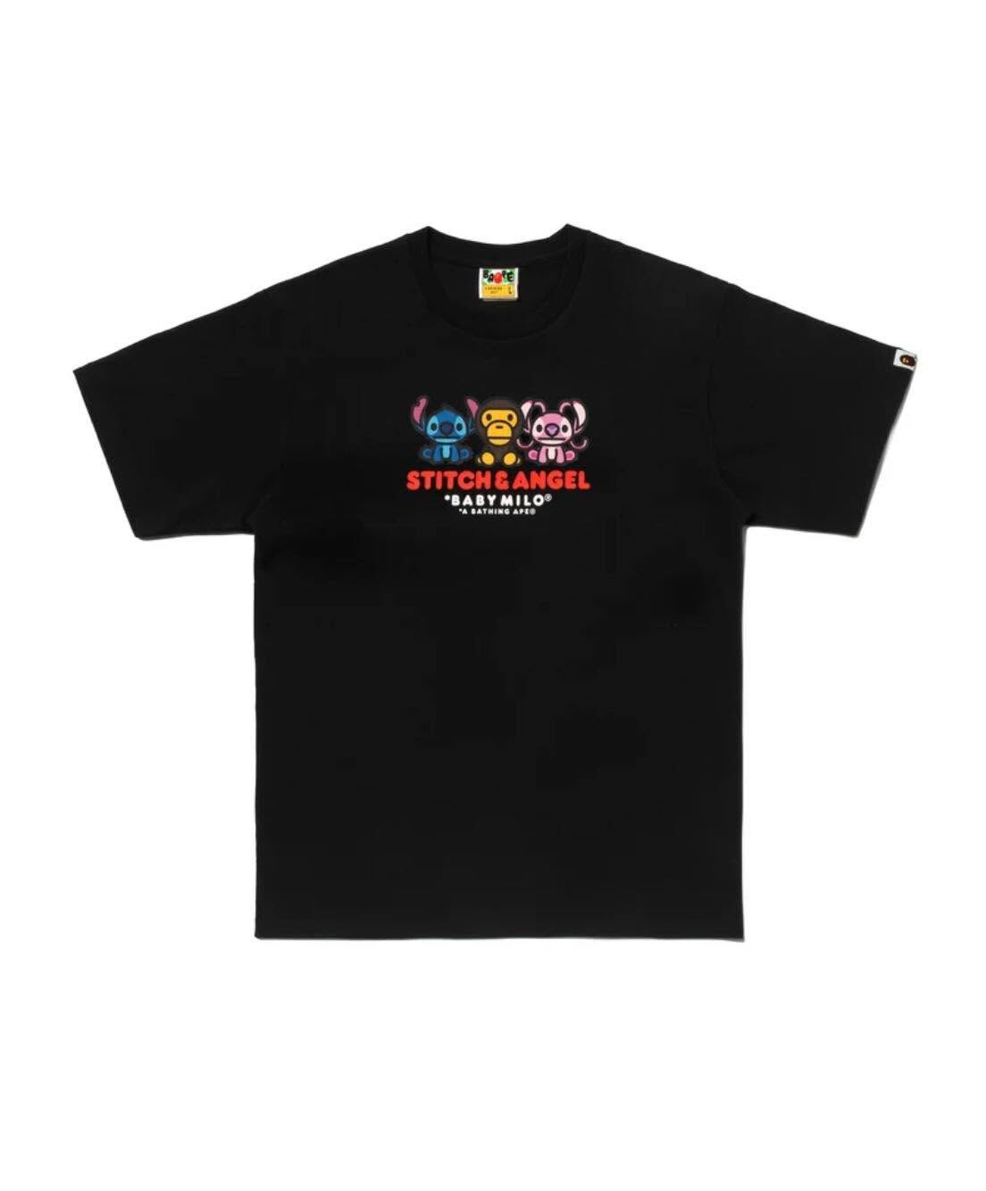 BAPE × STITCH & ANGEL 聯名款 史迪奇 BABY MILO  短T OZXTEM915101R