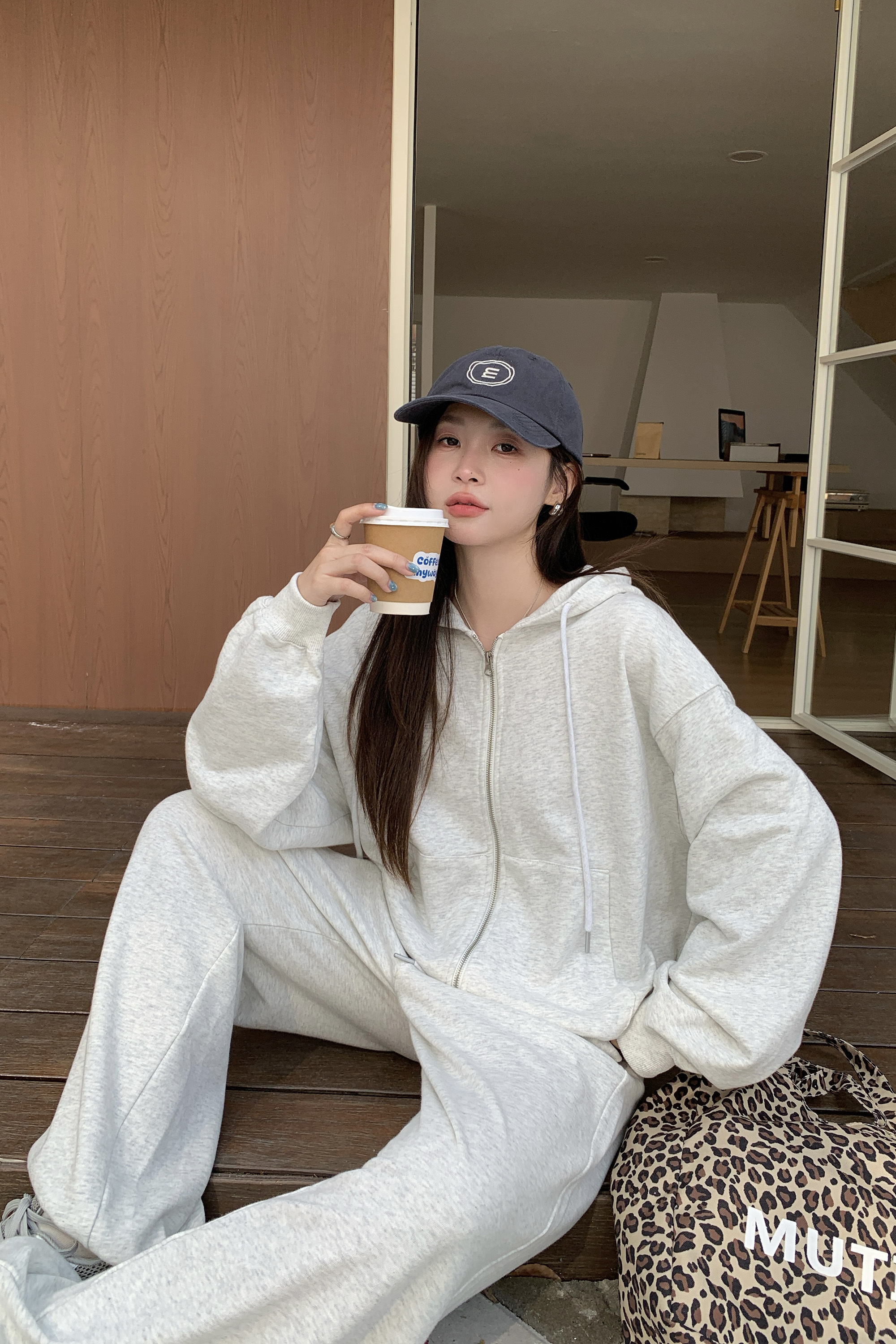 Sep｜棉感套裝連帽外套 3色