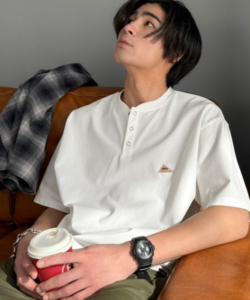 日本 Java Henley Drawstring T-Shirt [jo1320006]