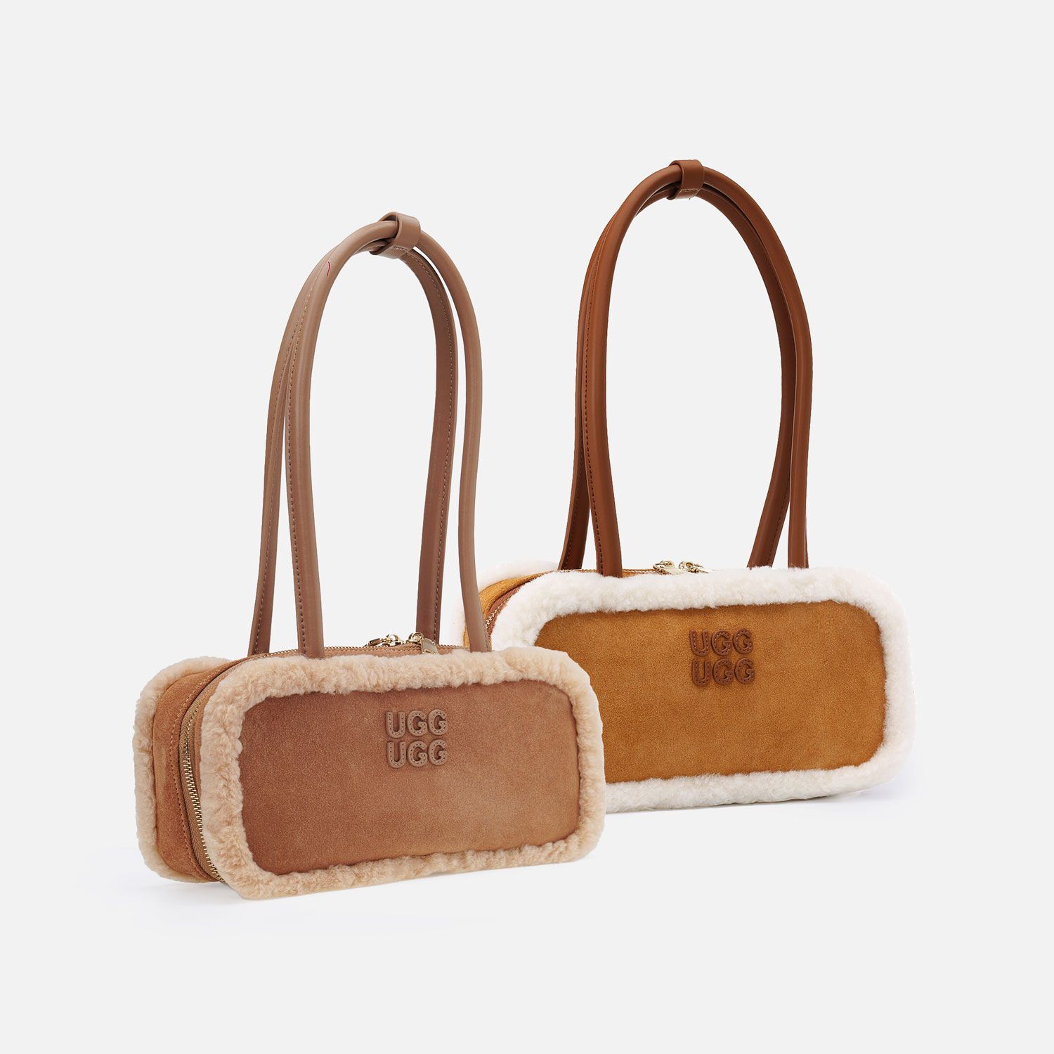 【2色入】UGG 26AW Logo Shearling Tote
