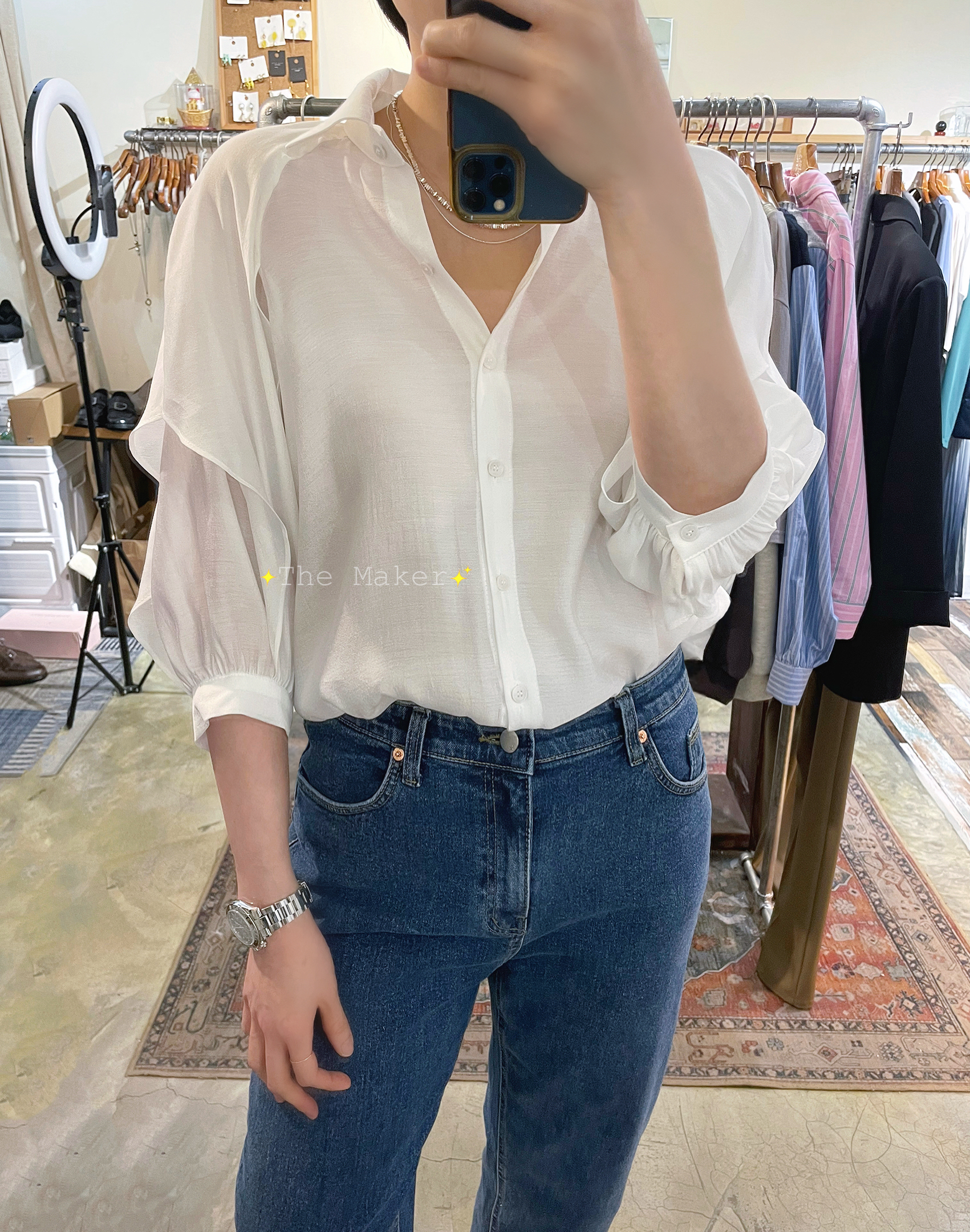 💓 浪漫風Ruffle 袖Top 💓