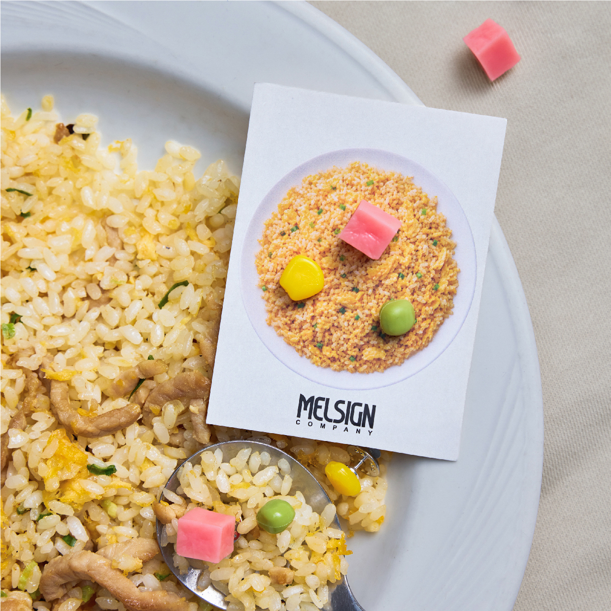 MELSIGN Ham Veggie Meld Pins 火腿蔬菜別針