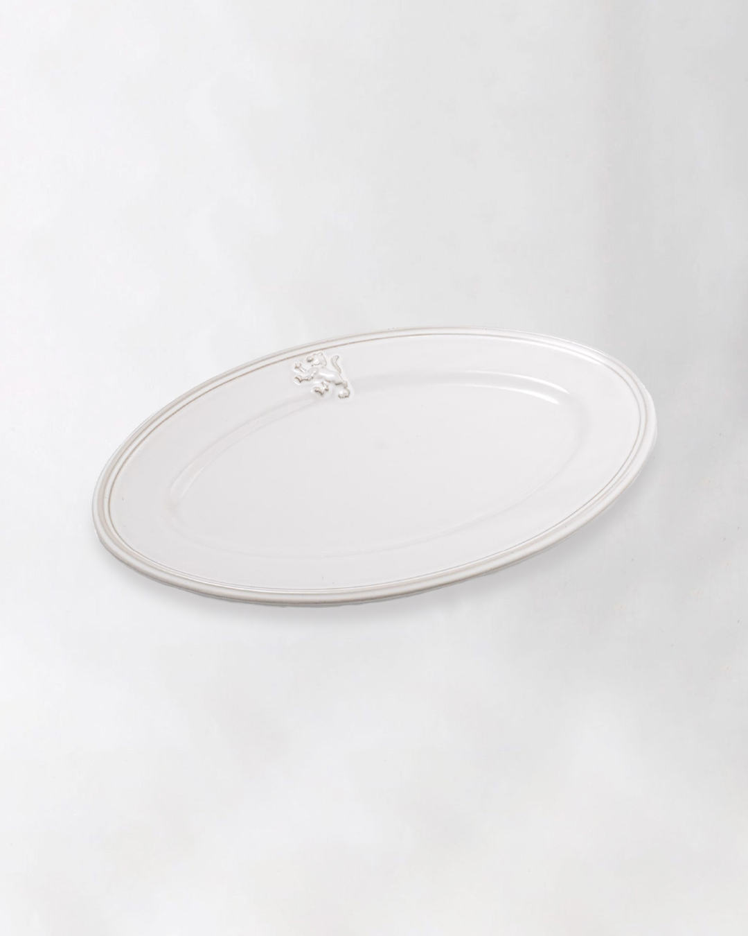 Malta 28cm Oval Plate white｜studio m'