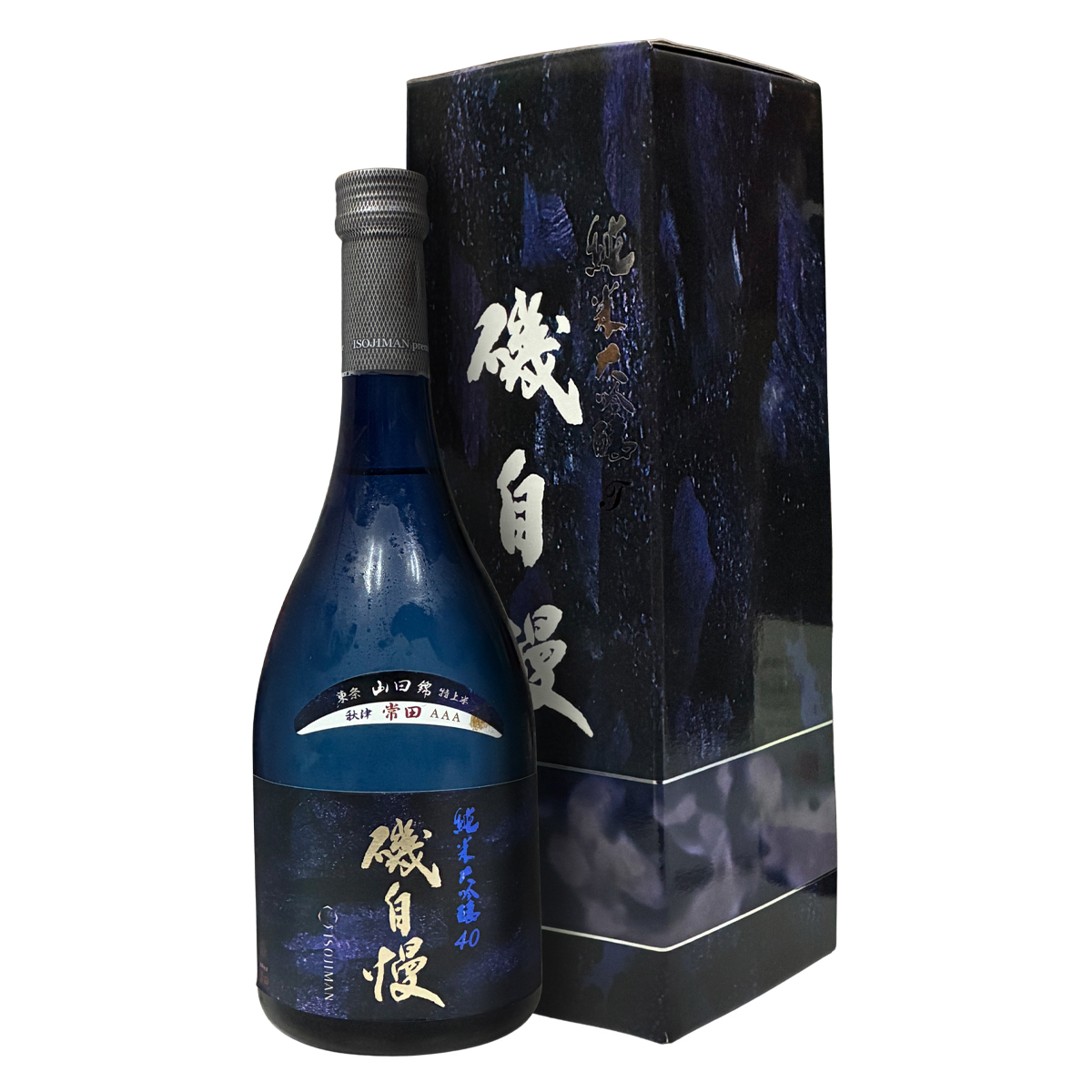 磯⾃慢　純米⼤吟醸　ブルーボトル 720ml