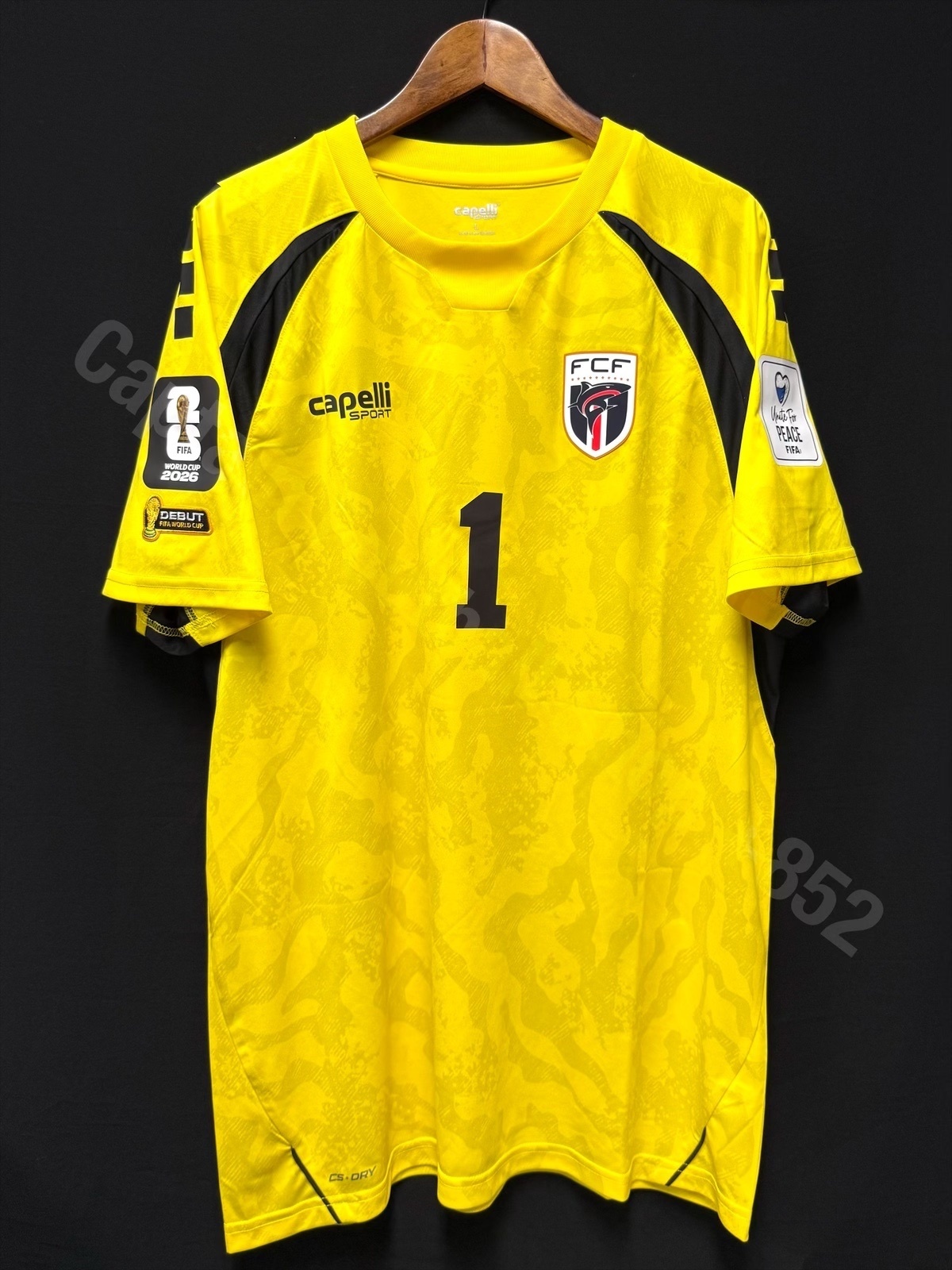 (BNWT) Cabo Verde 2026 FIFA World Cup Capelli Goalkeeper Shirt #1 VOZINHA