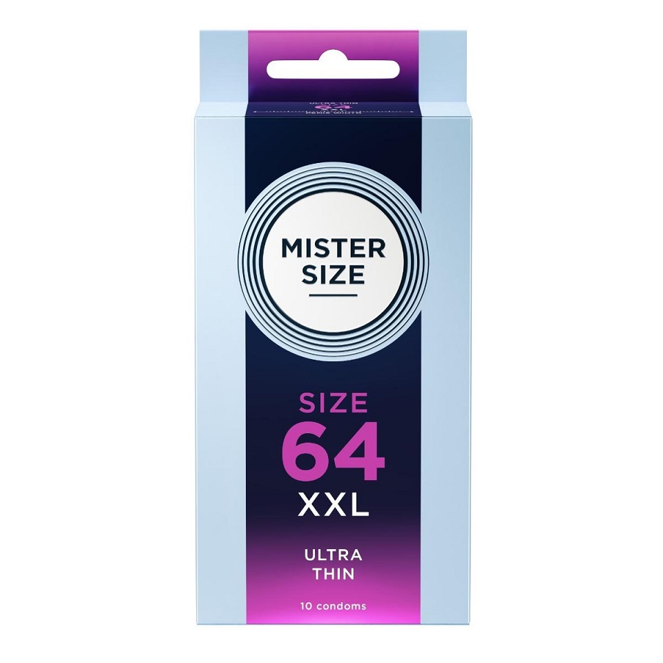 Mister Size XXL 64mm 10片裝 超薄大碼乳膠安全套