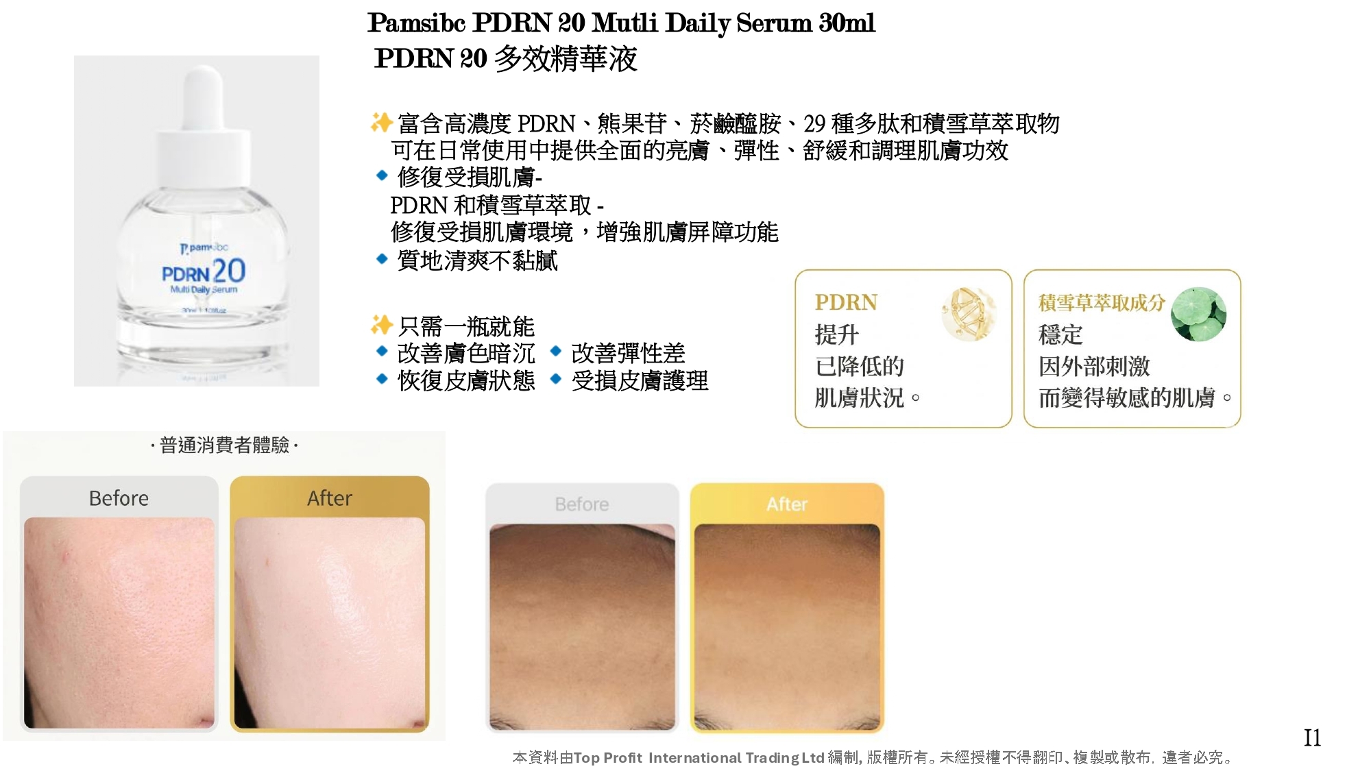 (I) PDRN 20多效精華液(30ml) (第2件$218) - PAMSIBC #1510PA