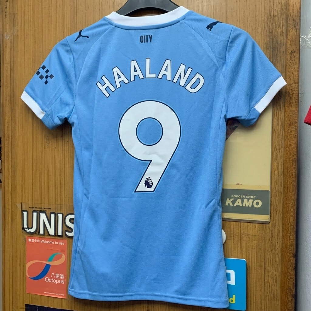 2025 Manchester City Womens Home Shirt with 9 HAALAND