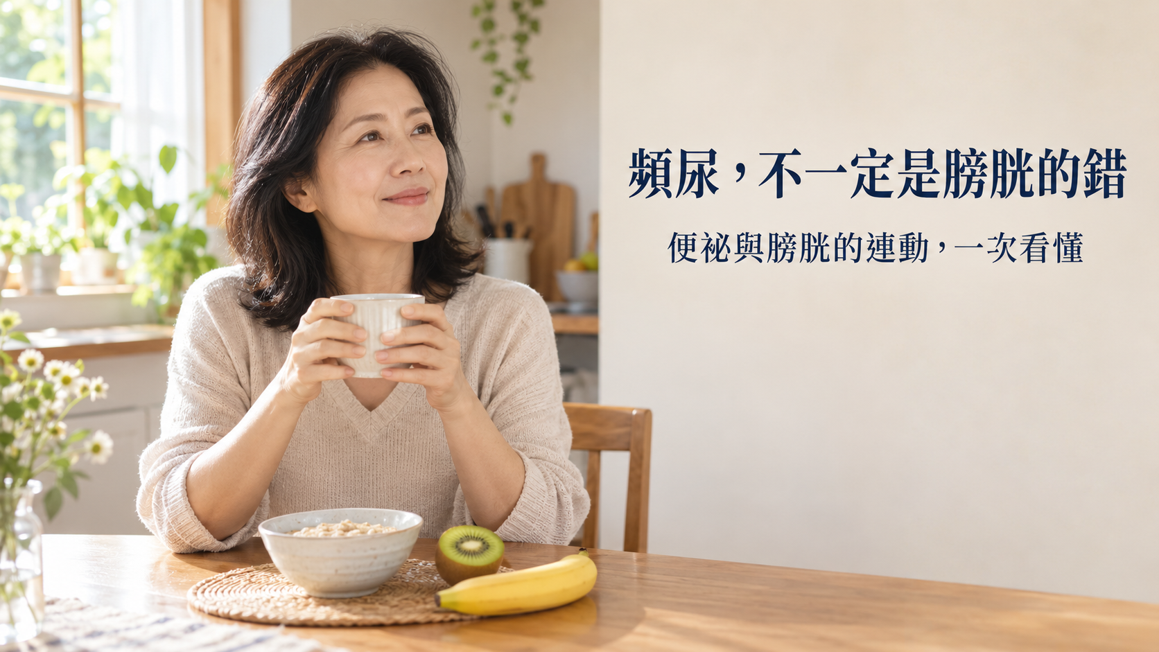 頻尿,不一定是膀胱的錯:便祕與膀胱的連動,一次看懂