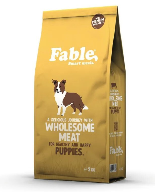 [新貨]Fable 狗乾糧．幼犬配方 (豬肉+雞肉+火雞肉) 2kg/10kg