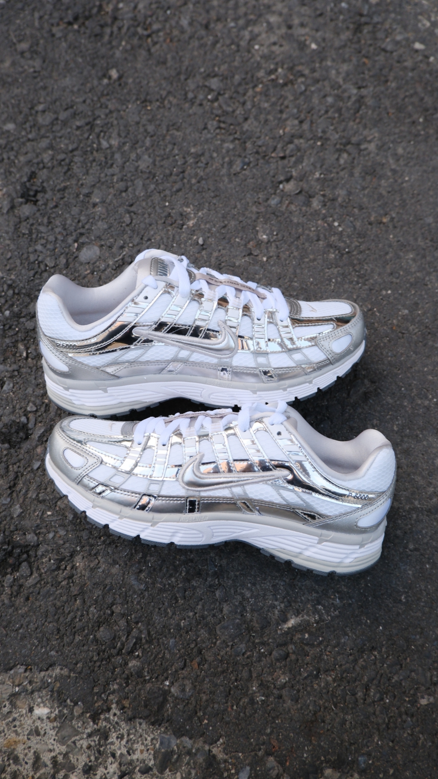 NIKE P-6000 緩震休閒運動鞋 液態銀  CN0149-100