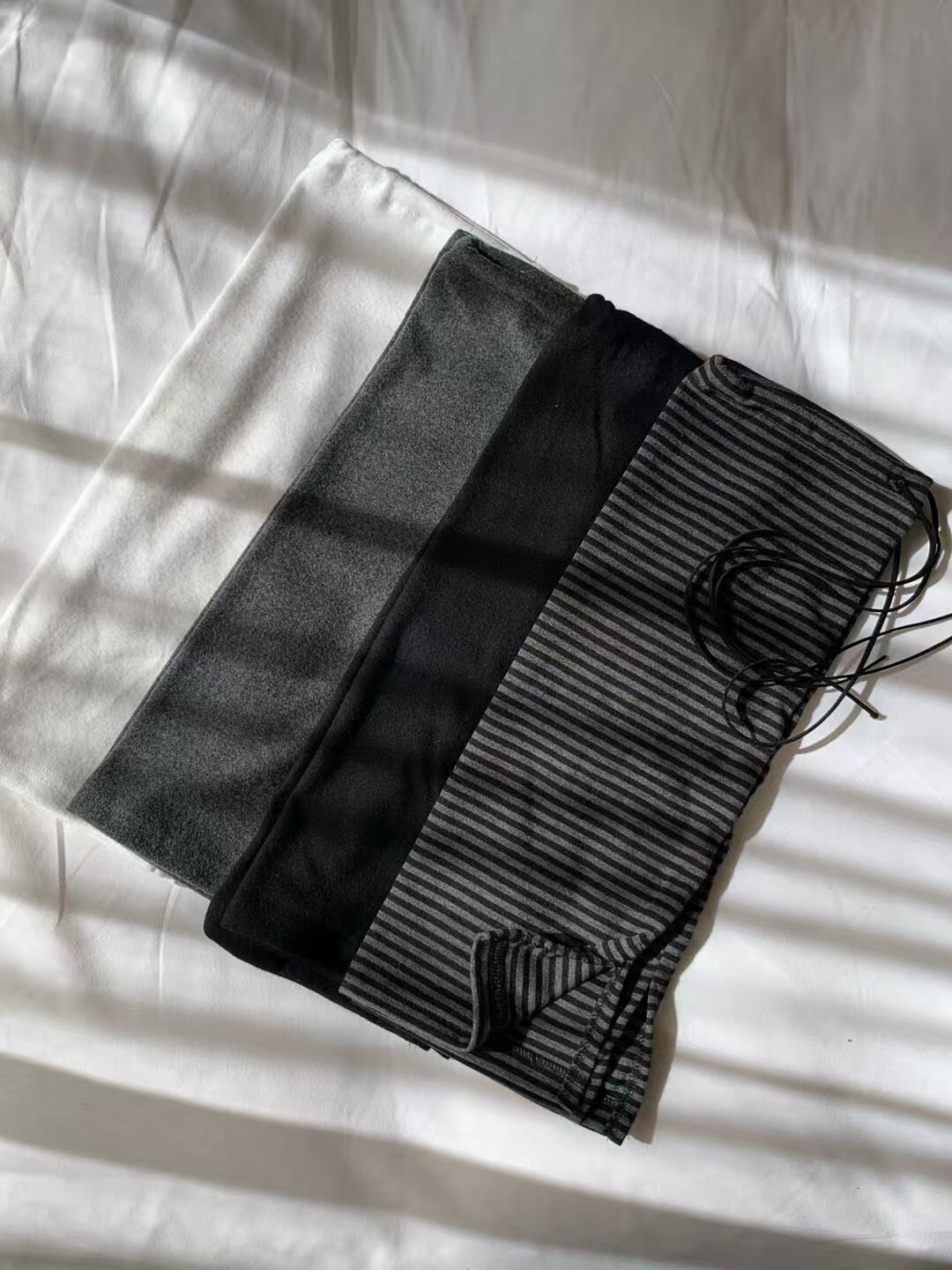綁帶直筒襪套