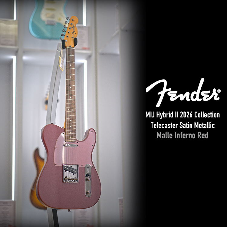 Fender MIJ Hybrid II 2026 Tele Satin Metallic MIR 電吉他