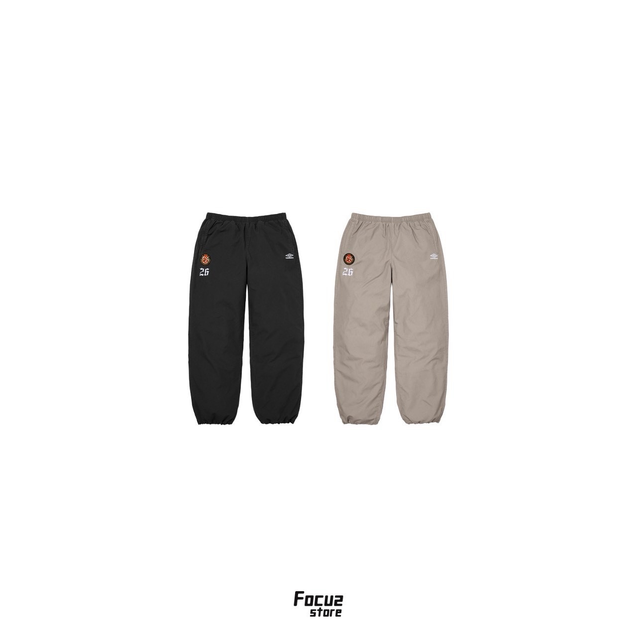 【Focus Store】現貨秒發 Supreme FW26 Week7 x Umbro Cotton Ripstop Track Pant 兩色