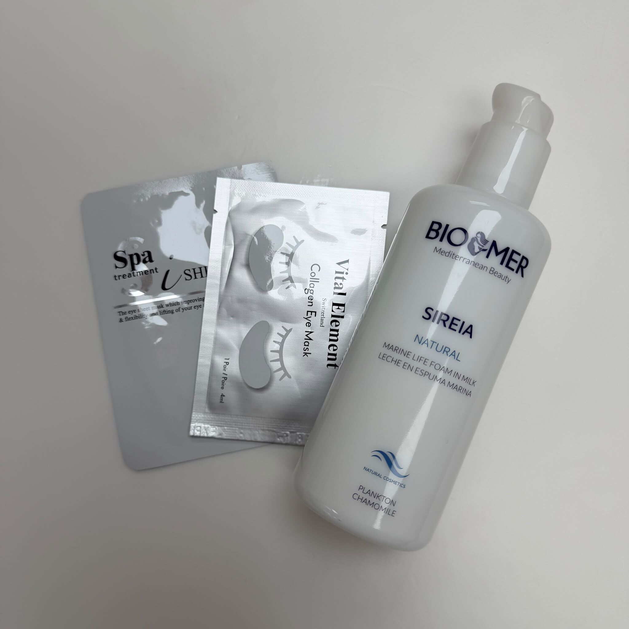 關鍵字 E23 – BIOMER sireia natural marine life foam in milk 200ml + mask x2 優惠價$180