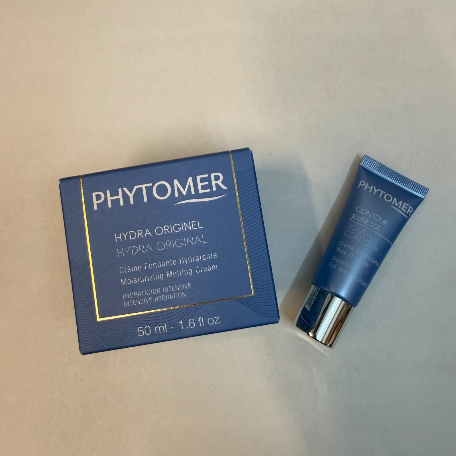 關鍵字 E16 – PHYTOMER hydra moisturizing melting cream 50ml + phytomer soothing eye and lip cream優惠價$699