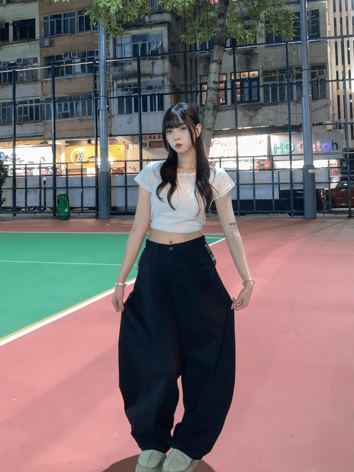 【網站限定優惠】Vintage Checkered Belt彎刀褲